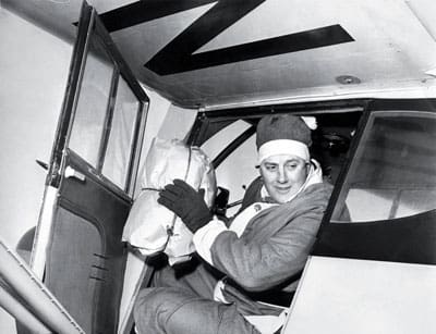 Snow dressed for santa Snow dressed for santa